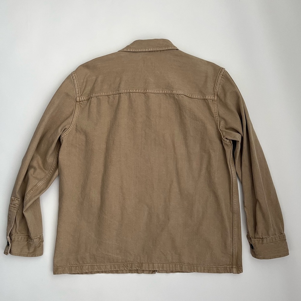 Gap men's tan heavy cotton jacket - Picture 3 of 8
